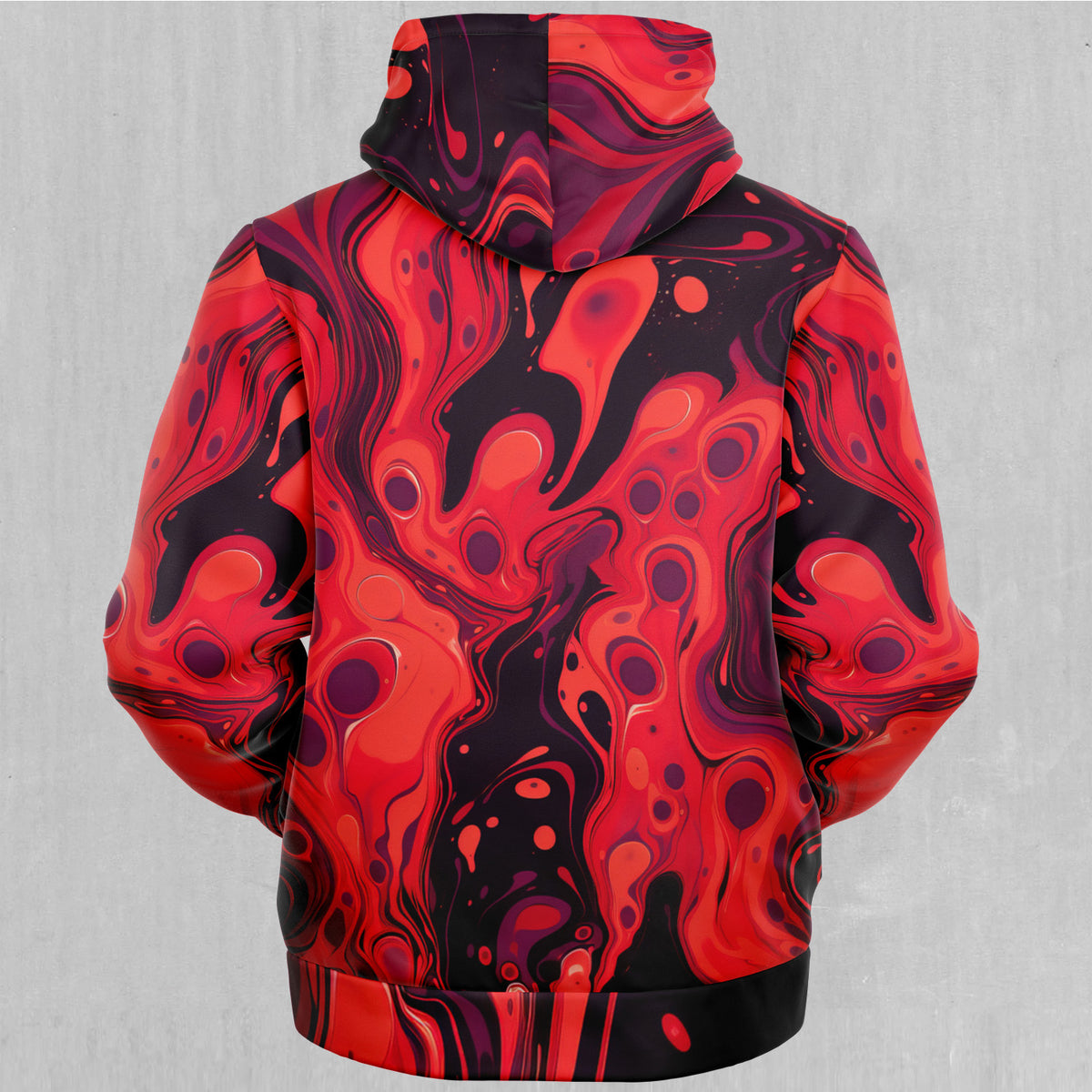 Scarlet Fusion Sherpa Hoodie