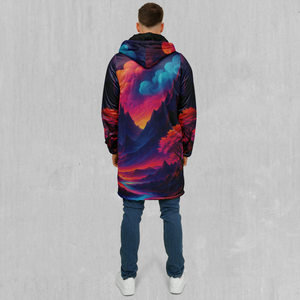 Spectral Heights Zip Up Cloak (Black Fur)