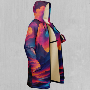 Spectral Heights Zip Up Cloak (White Fur)