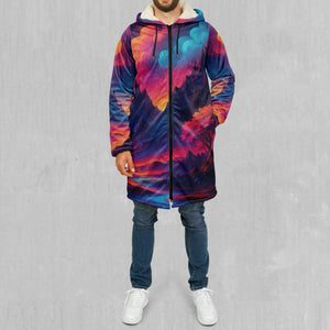 Spectral Heights Zip Up Cloak (White Fur)