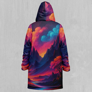 Spectral Heights Zip Up Cloak (White Fur)