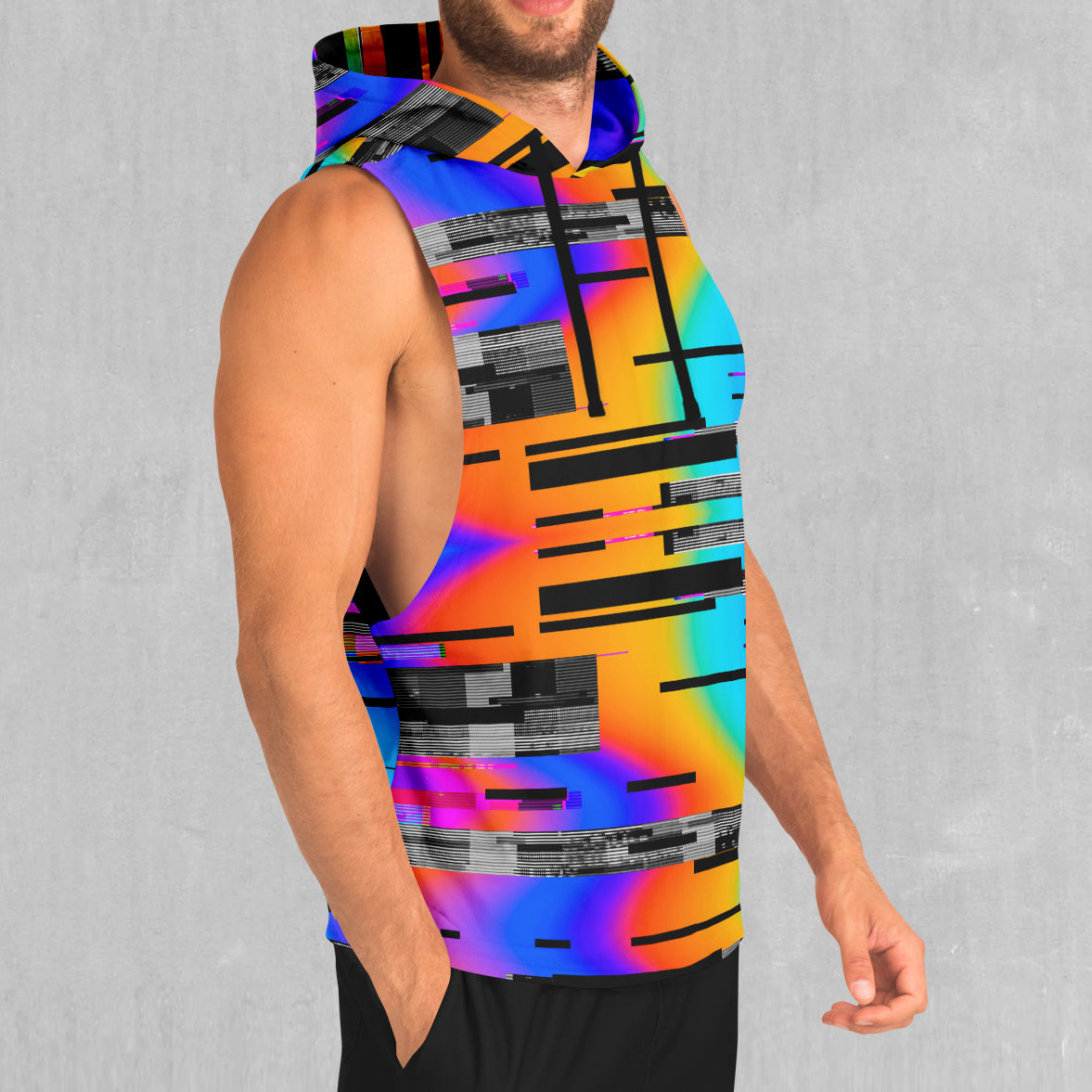 Spectrum Noise Sleeveless Hoodie