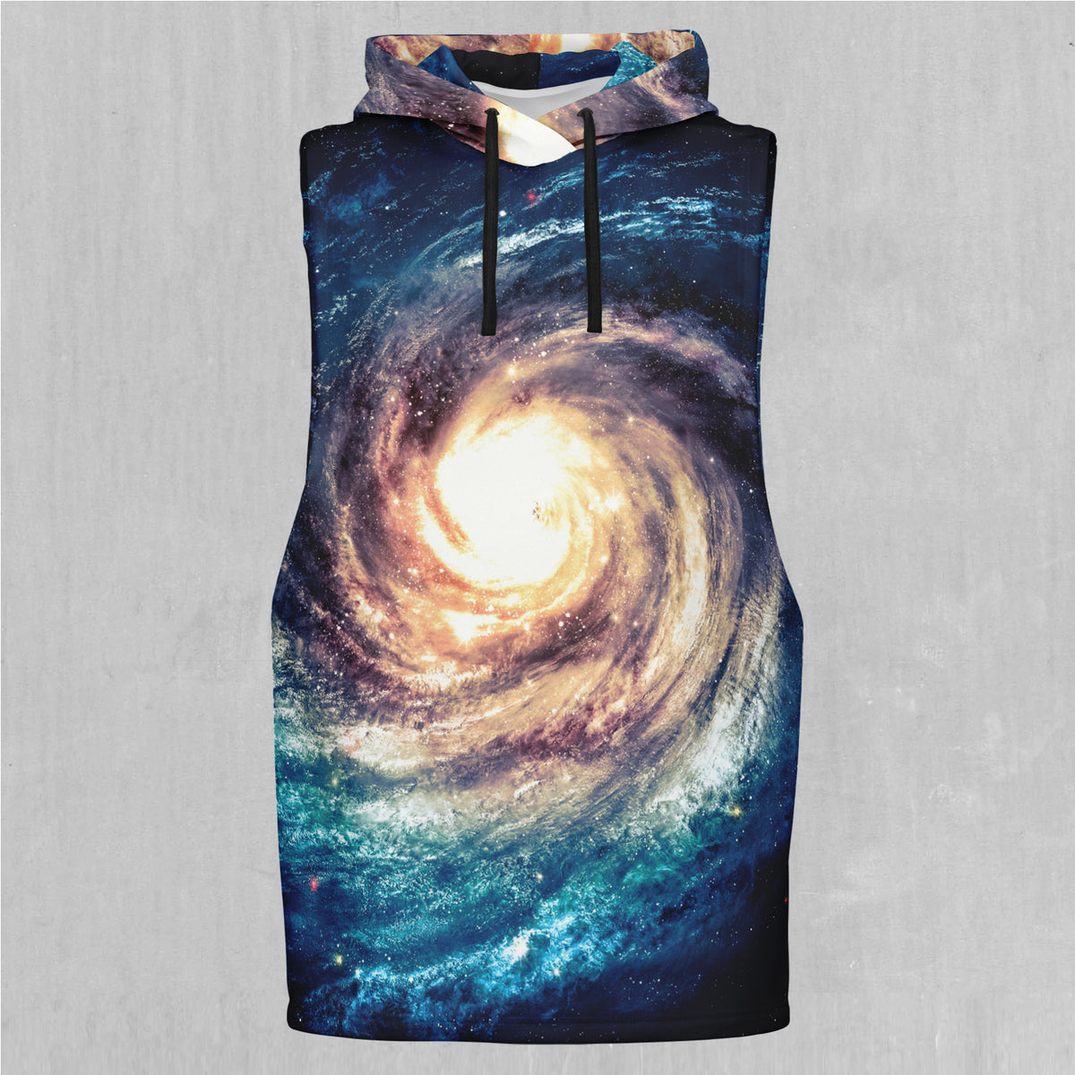 Spiral Galaxy Sleeveless Hoodie