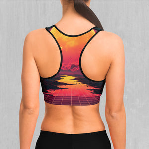 Cyber Skyline Sports Bra