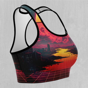 Cyber Skyline Sports Bra