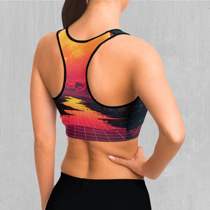 Cyber Skyline Sports Bra