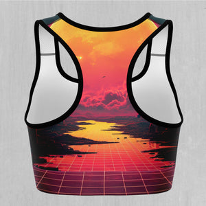 Cyber Skyline Sports Bra