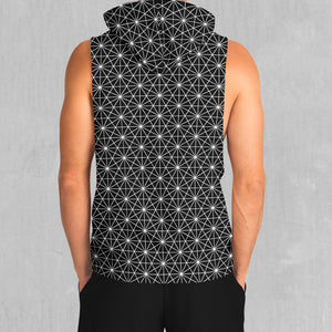 Star Net Sleeveless Hoodie