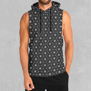 Star Net Sleeveless Hoodie