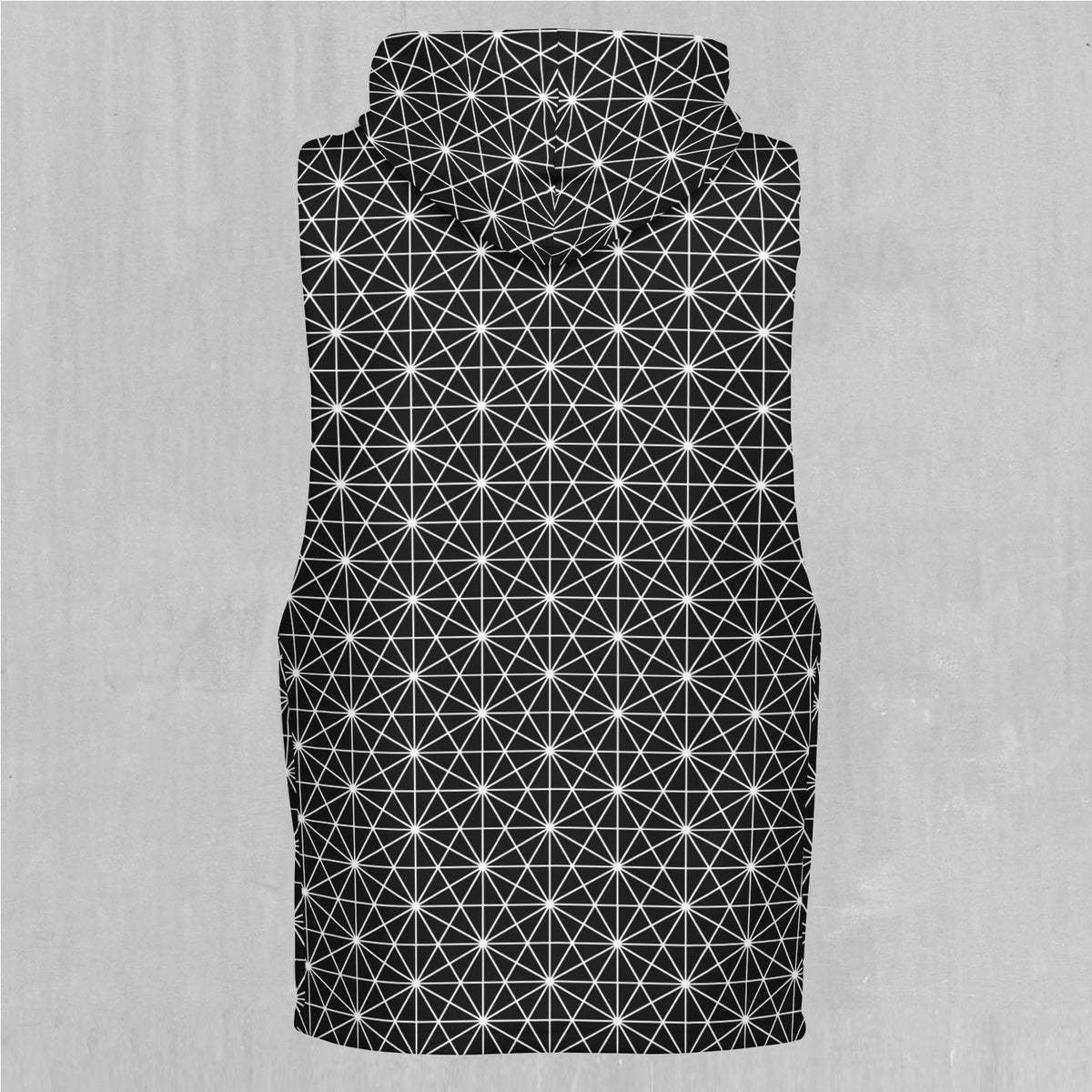 Star Net Sleeveless Hoodie