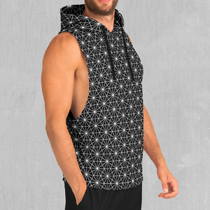 Star Net Sleeveless Hoodie