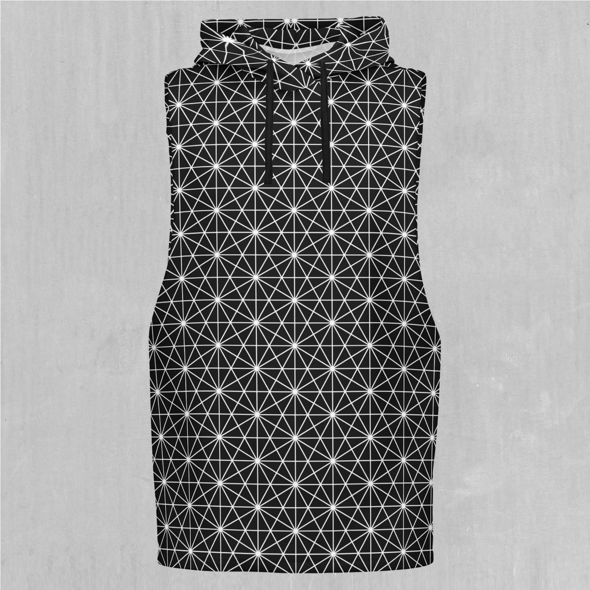 Star Net Sleeveless Hoodie