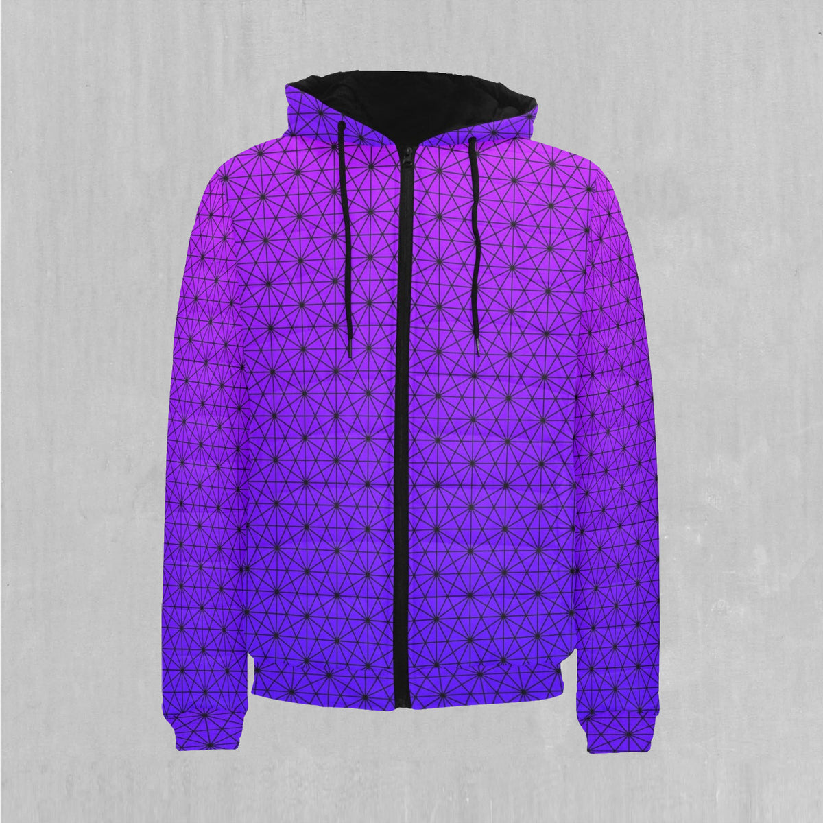 Star Net (Ultraviolet) Puffer Jacket