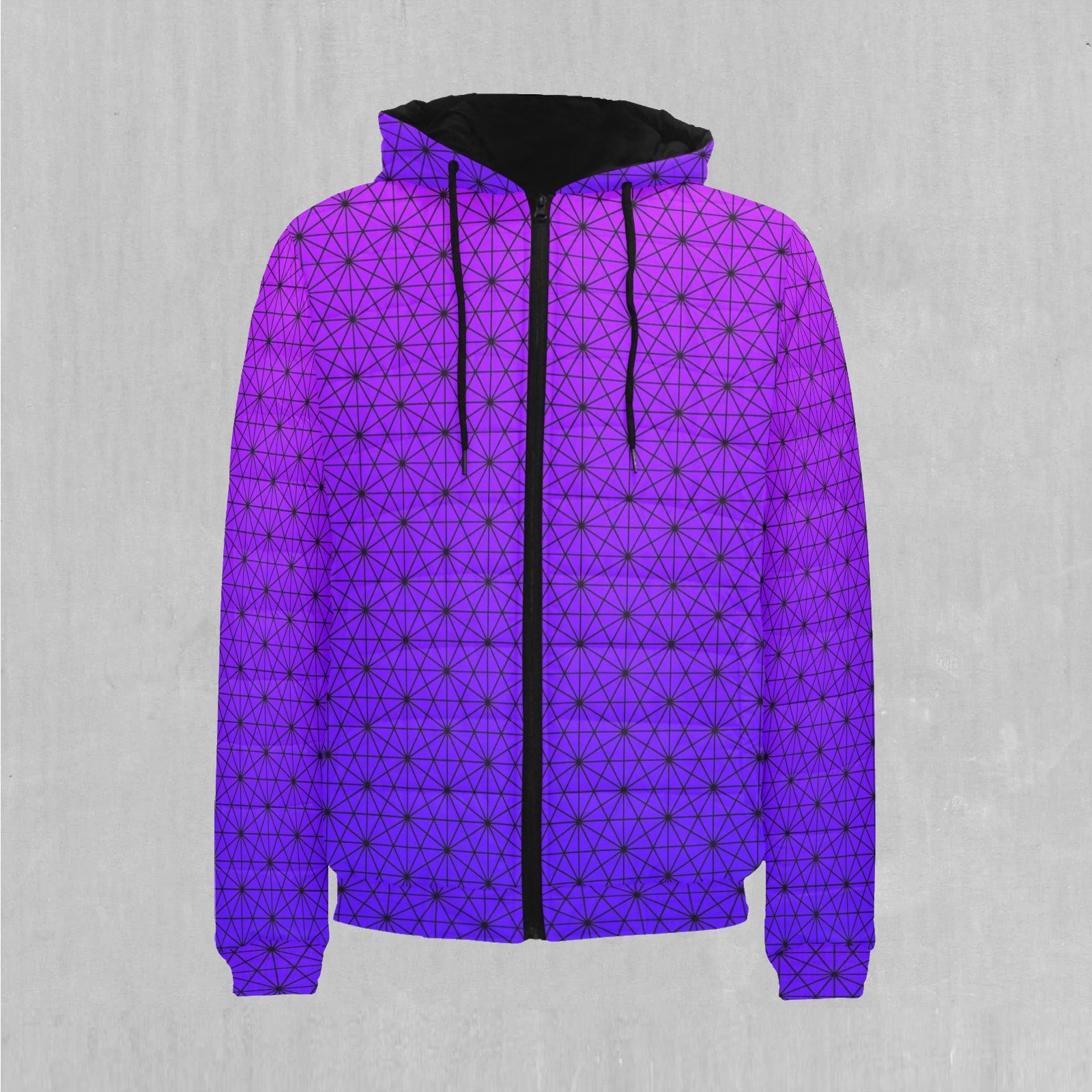 Star Net (Ultraviolet) Puffer Jacket