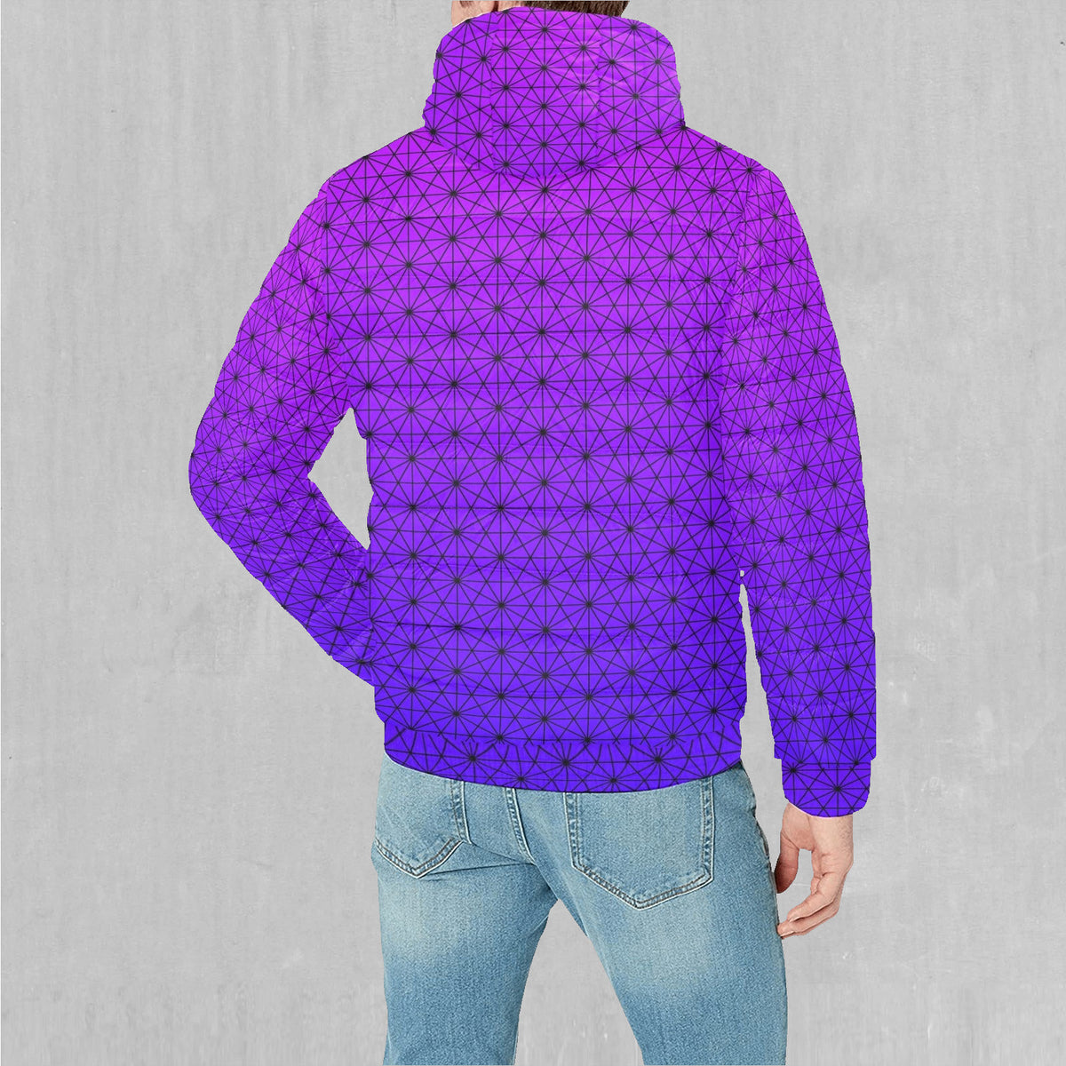 Star Net (Ultraviolet) Puffer Jacket