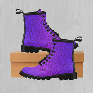 Star Net (Ultraviolet) Women's Lace Up Boots