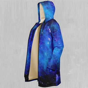 Stardust Zip Up Cloak (White Fur)