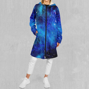 Stardust Zip Up Cloak (White Fur)