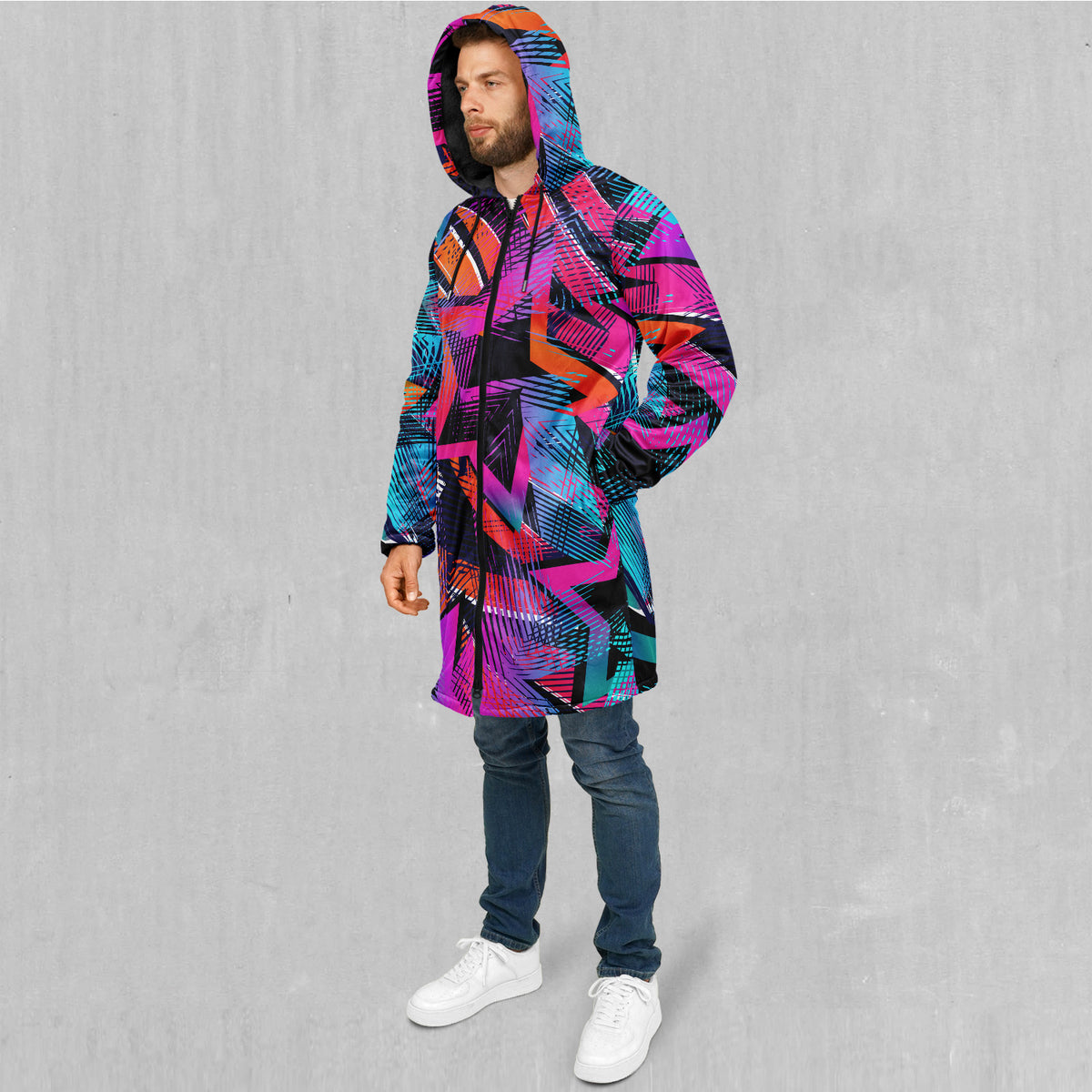 Starstruck Zip Up Cloak (Black Fur)