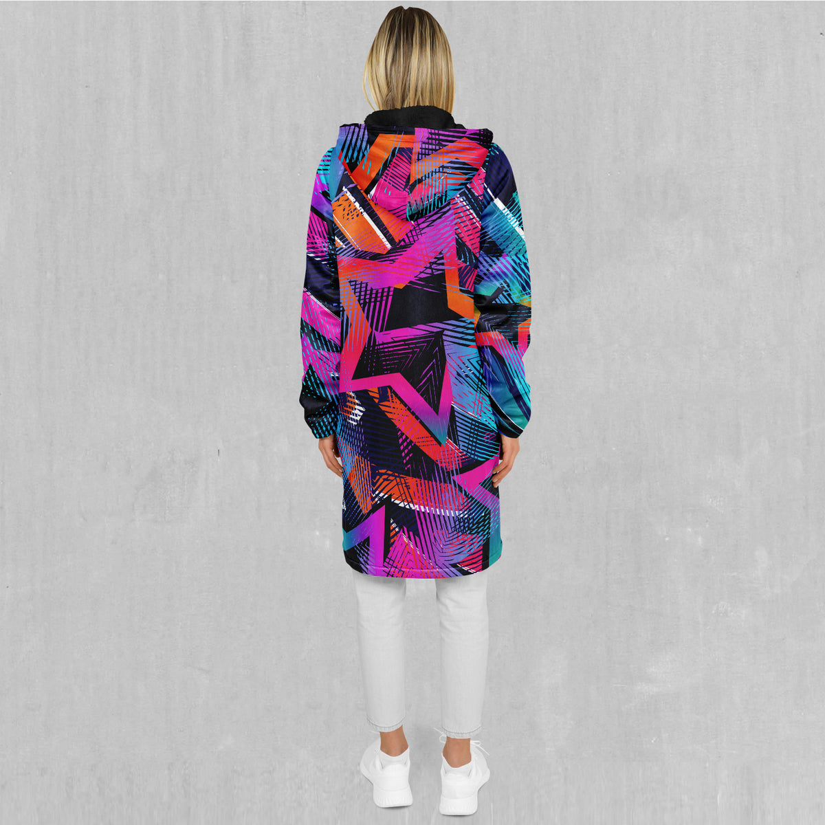 Starstruck Zip Up Cloak (Black Fur)