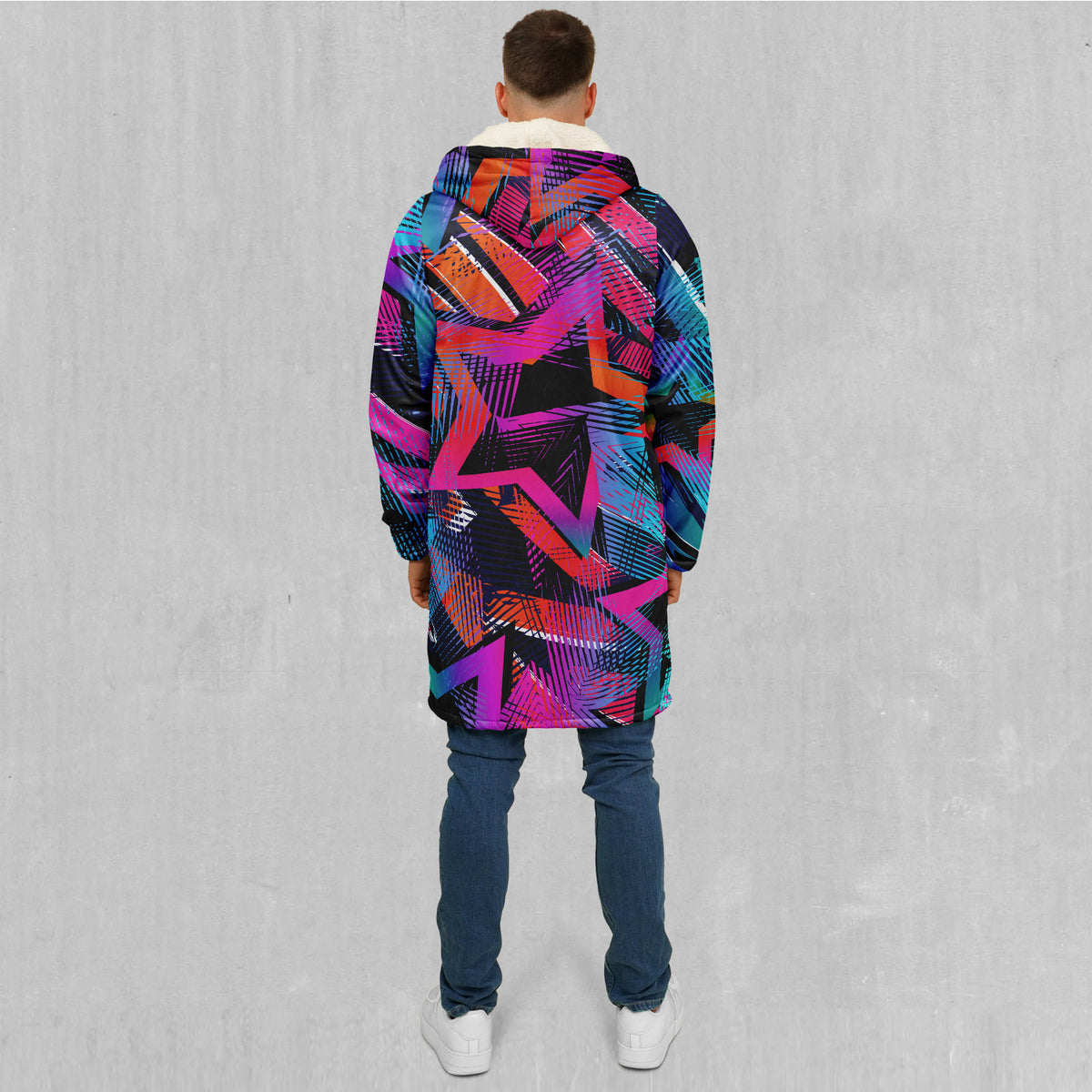 Starstruck Zip Up Cloak (White Fur)