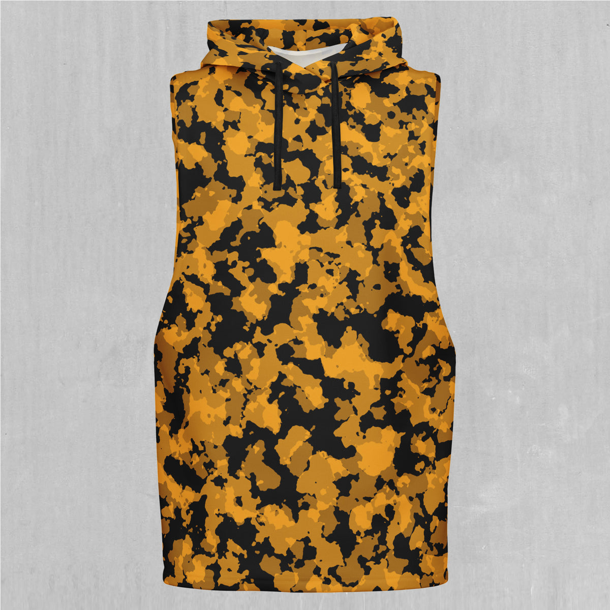 Stinger Yellow Camo Sleeveless Hoodie