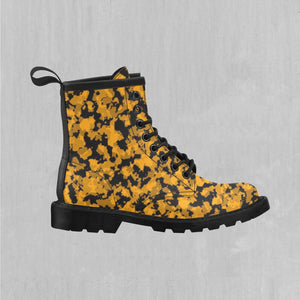 Stinger Yellow Camo Women's Lace Up Boots