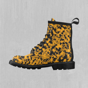 Stinger Yellow Camo Women's Lace Up Boots