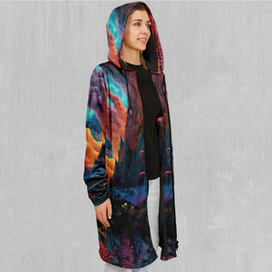 Surreal Summit Zip Up Cloak (Black Fur)