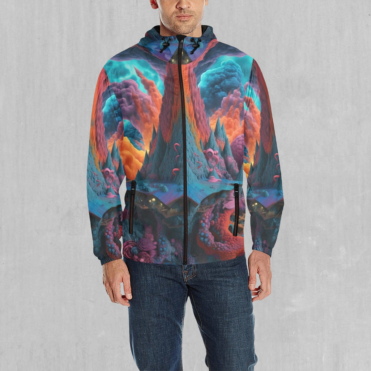 Surreal Summit Windbreaker