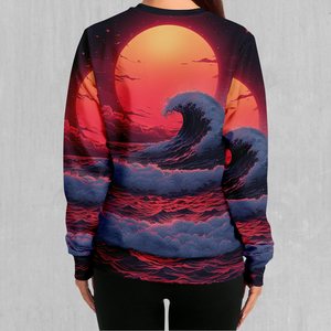 The Synthwave off Kanagawa Sweatshirt