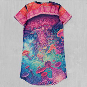 Mycological Mind T-Shirt Dress