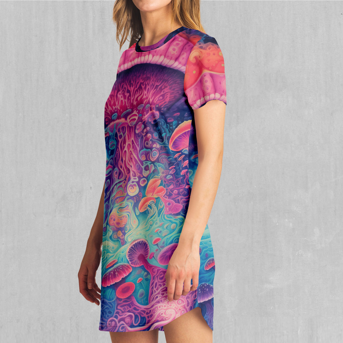 Mycological Mind T-Shirt Dress