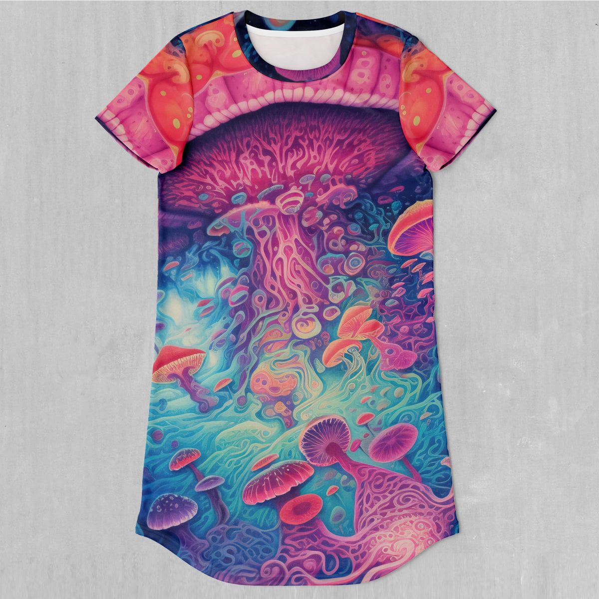 Mycological Mind T-Shirt Dress