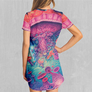 Mycological Mind T-Shirt Dress