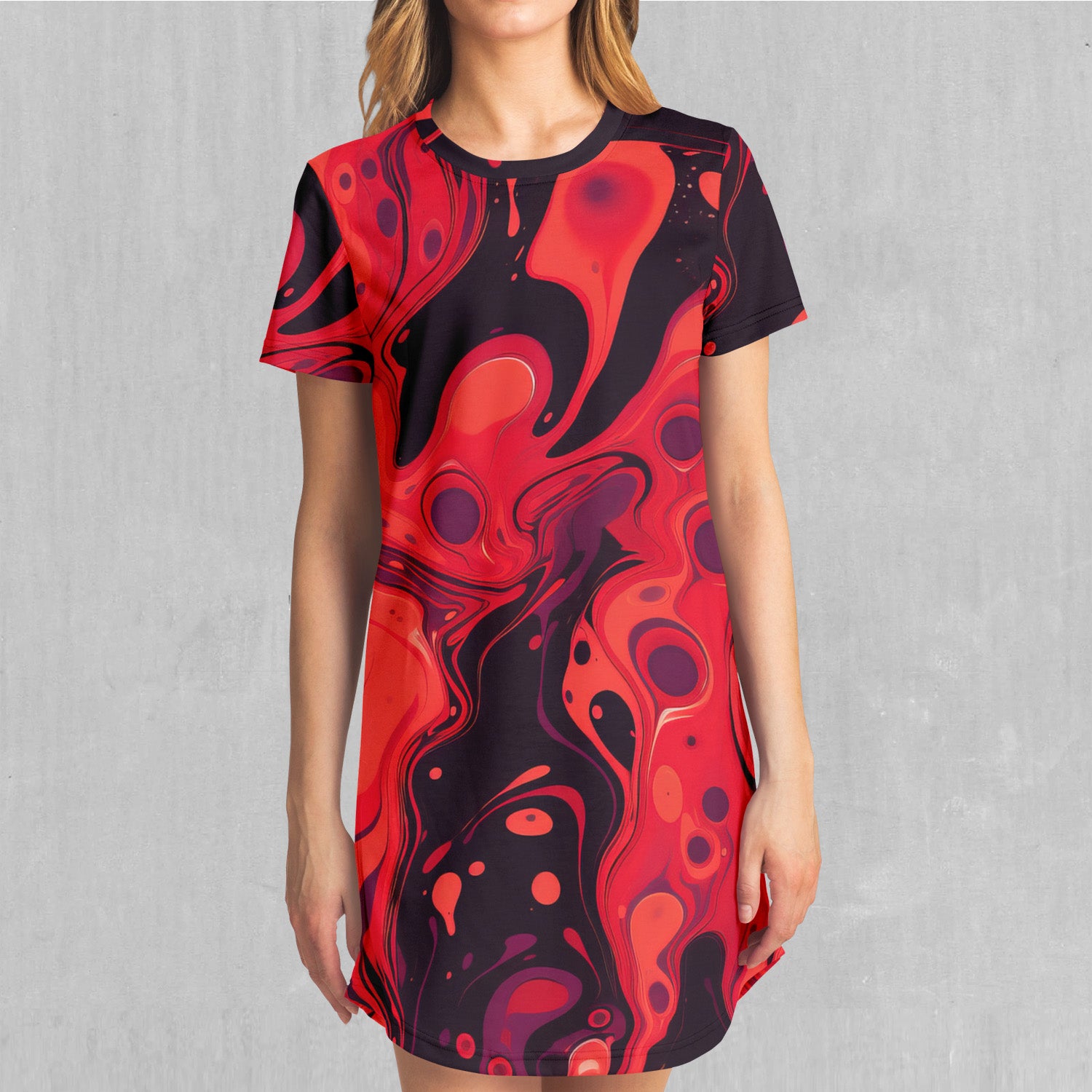 festival shirt dress Rave T Shirt Dress