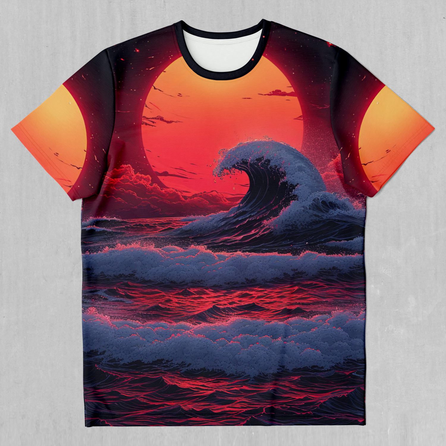 The Synthwave off Kanagawa Tee