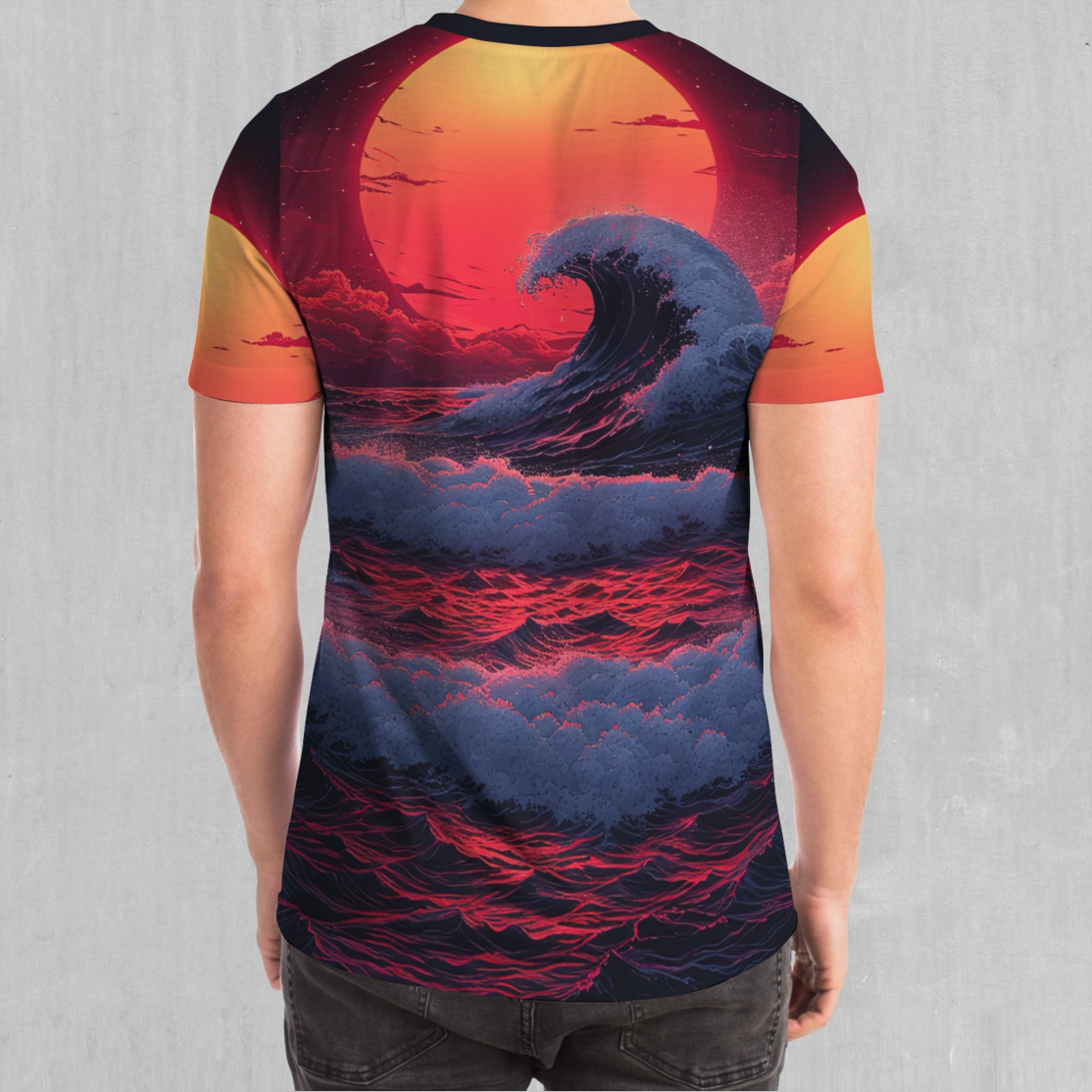 The Synthwave off Kanagawa Tee