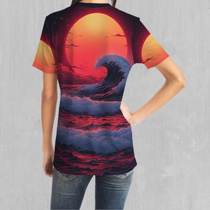 The Synthwave off Kanagawa Tee