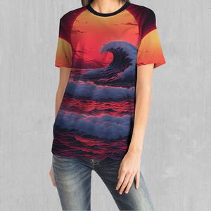 The Synthwave off Kanagawa Tee