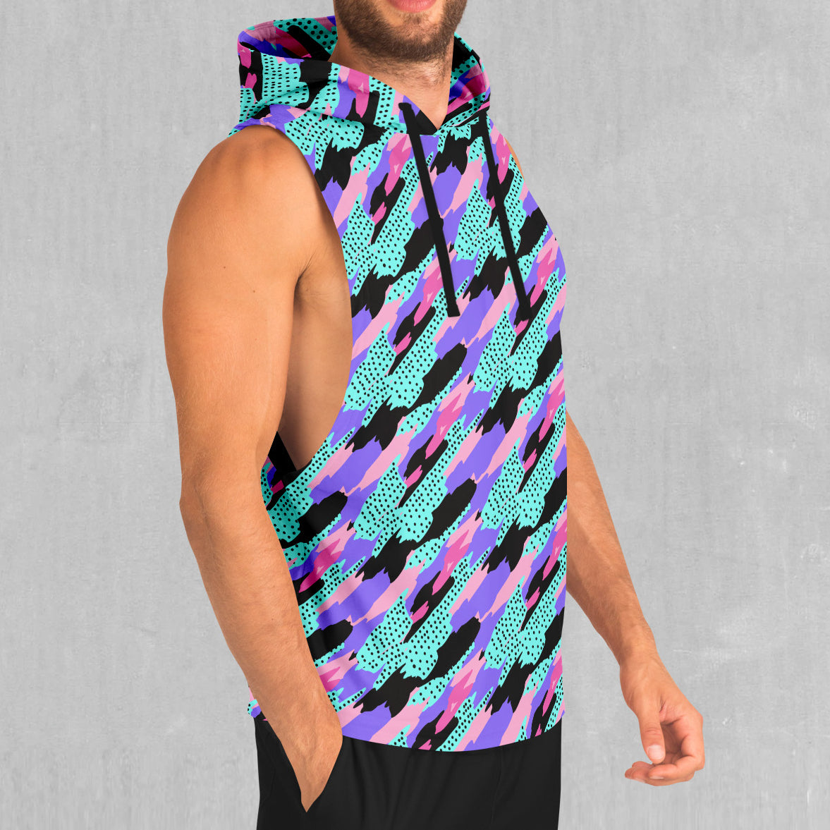 Vapor Camo Sleeveless Hoodie
