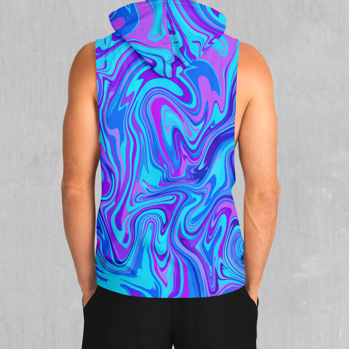 Vapor Drip Sleeveless Hoodie