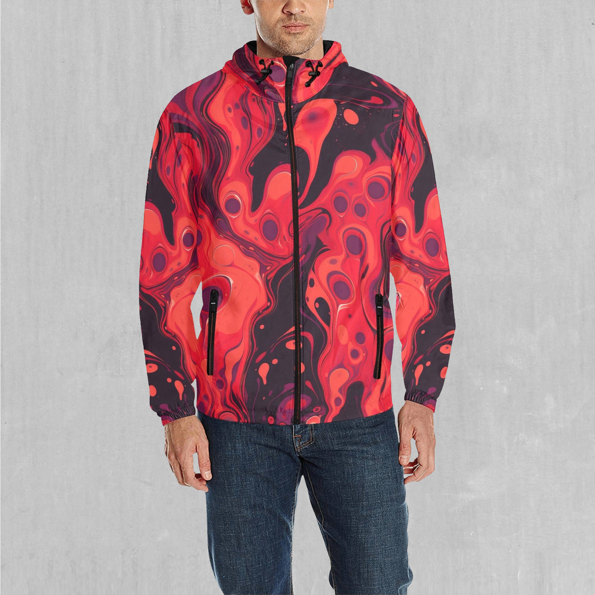 Scarlet Fusion Windbreaker