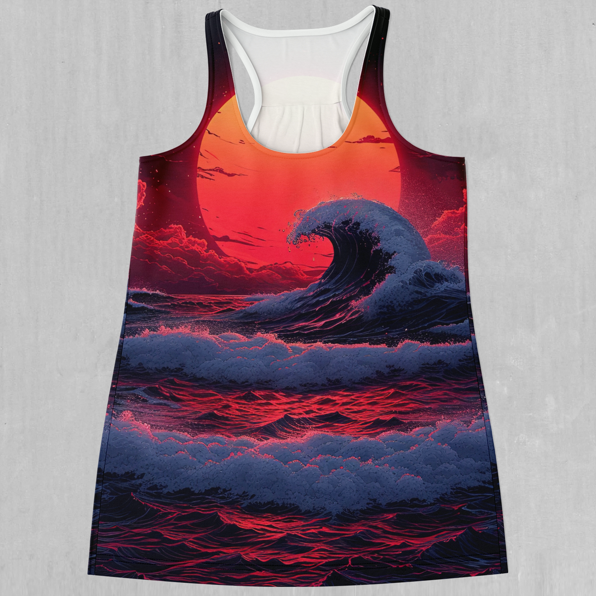 The Synthwave off Kanagawa Women's Tank Top