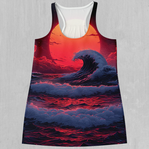 The Synthwave off Kanagawa Women's Tank Top