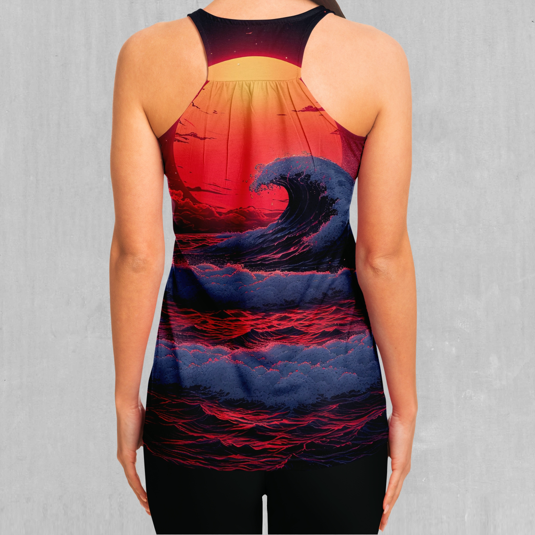 The Synthwave off Kanagawa Women's Tank Top