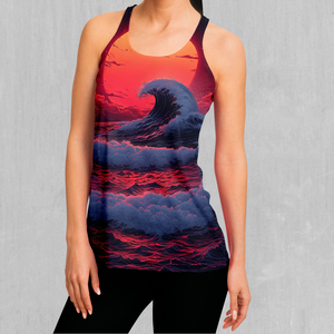 The Synthwave off Kanagawa Women's Tank Top
