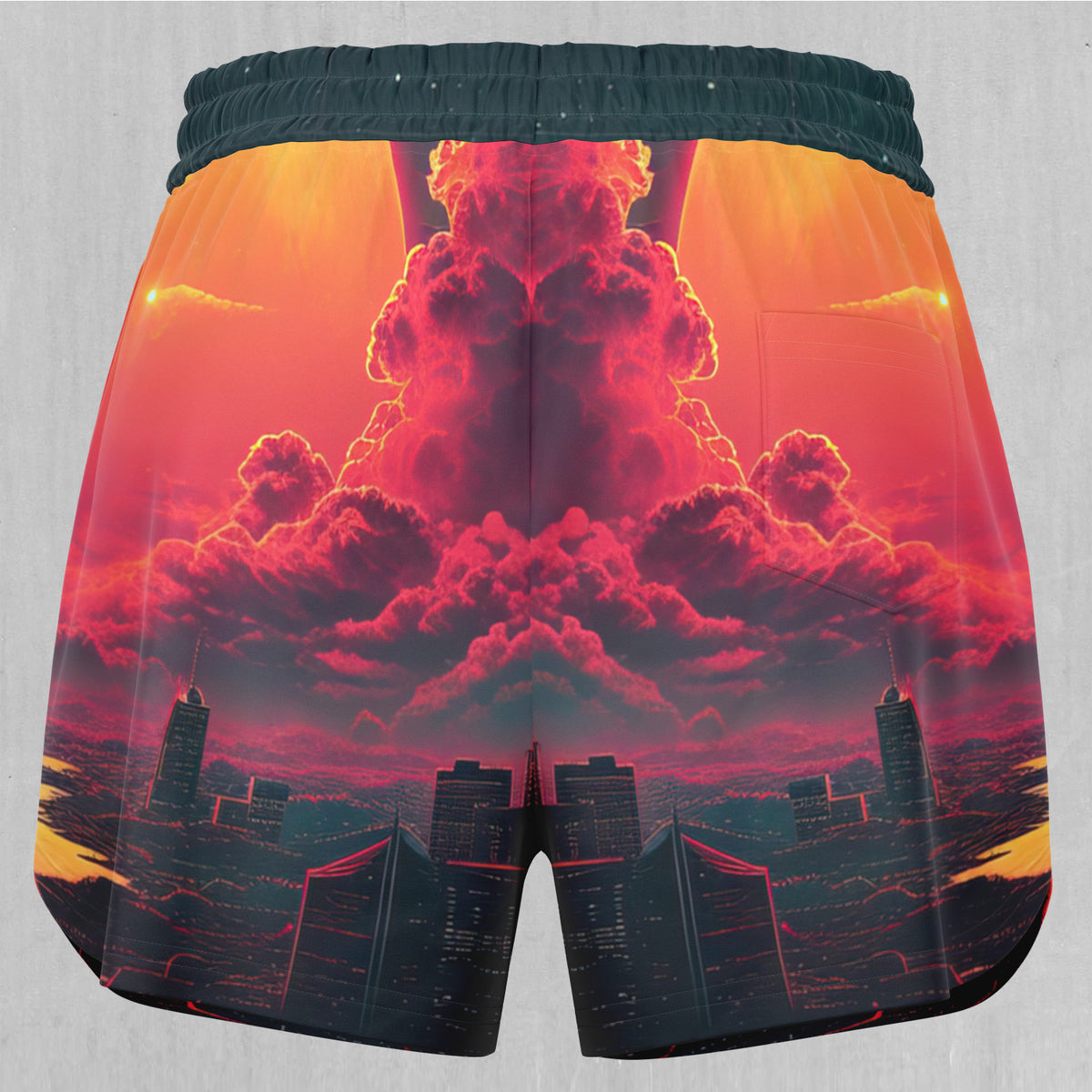 Cyber Skyline Women's Shorts