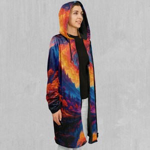Wonderland Valley Zip Up Cloak (Black Fur)