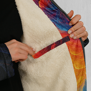 Wonderland Valley Zip Up Cloak (White Fur)